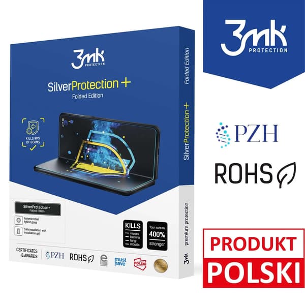 Folie til Samsung Galaxy Z Fold 5 - 3mk SilverProtection Folded Edition