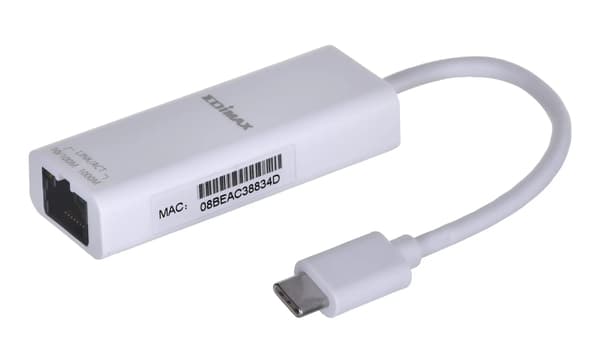 Edimax EU-4306C USB-C–Gigabit-sovitinkaapeli
