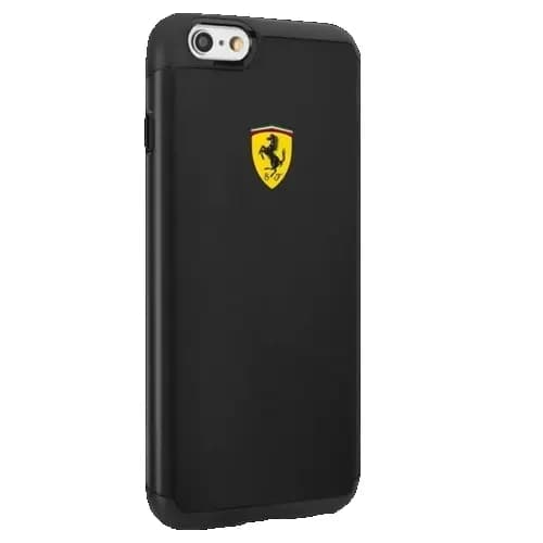 Ferrari Hardcase FESPHCP6BK iPhone 6/6S iskunkestävä musta/musta