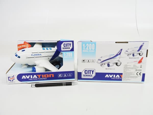 Hipo Flygplan 19cm ljus, ljud A1114-2 HIPPO