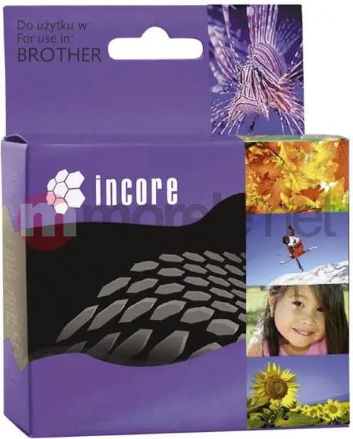 INCORE bläckpatron för Brother (LC985Y) Gul 25 ml