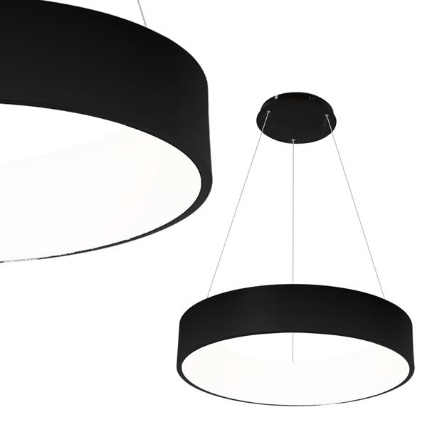 OHIO BLACK 24W LED-riippuvalaisin