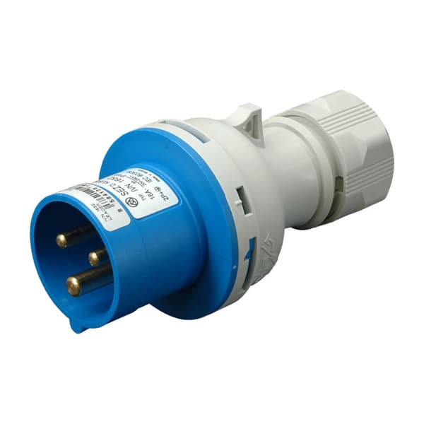 Voimapistotulppa 16A/3P, 230VAC, IP44