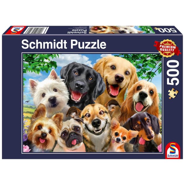 Puslespil PQ 500 Hunde tager selfies G3