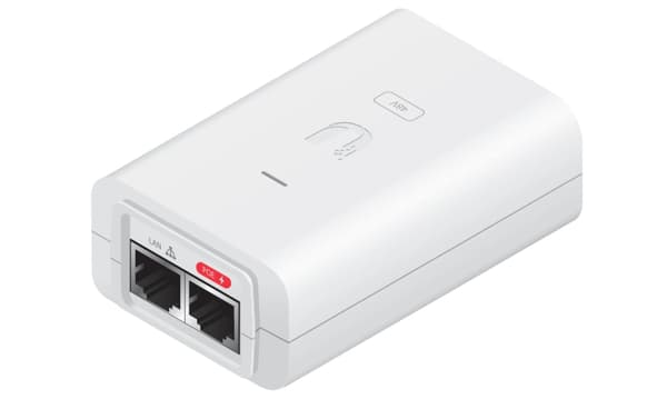 Ubiquiti PoE-injektor, 48VDC, 24W vit