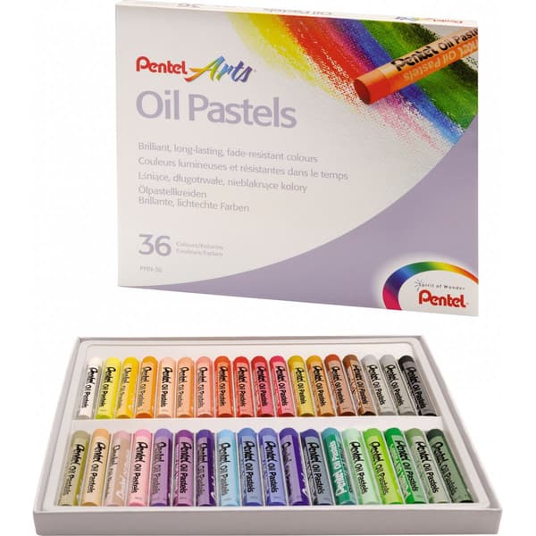 Pentel ÖLJYPASTELLIT 36 VÄRIÄ, PHN-36 + ILMAINEN