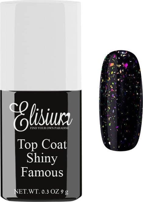 Elisium Top Coat för gellack - Shiny Famous 9g