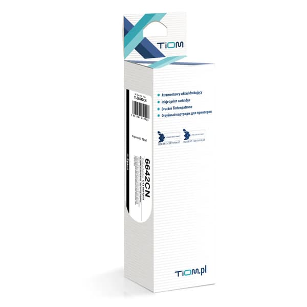 Tiom blækpatron Tiom til Epson 6642CN | C13T66424A | 70ml | cyan