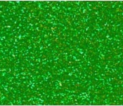 Glitterkarton grøn 250g 25x35cm 5 ark