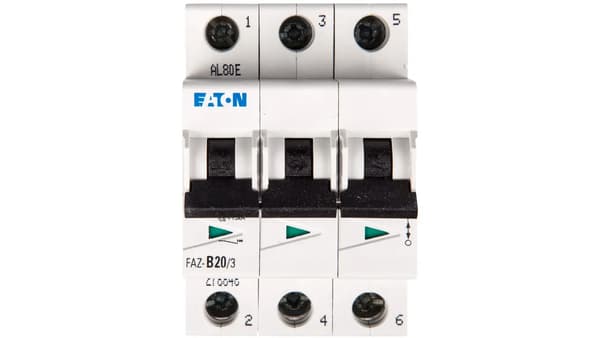 Eaton Sideafbryder 15KA FAZ-B20 3 moduler - 278848