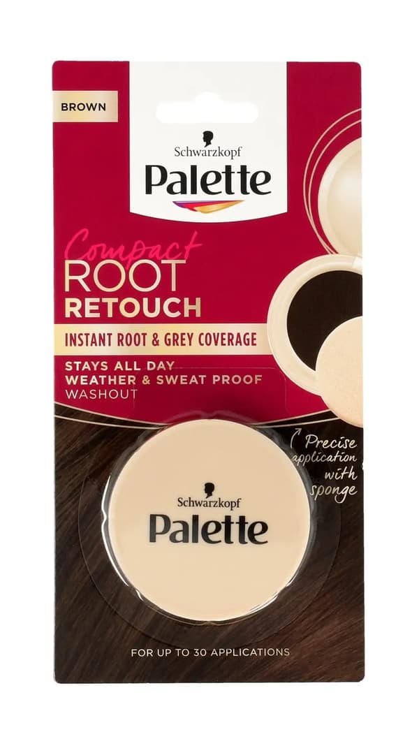 Palette Palette_Compact Root Retouch kompakt tillfällig concealer för retuschering Brun 3g