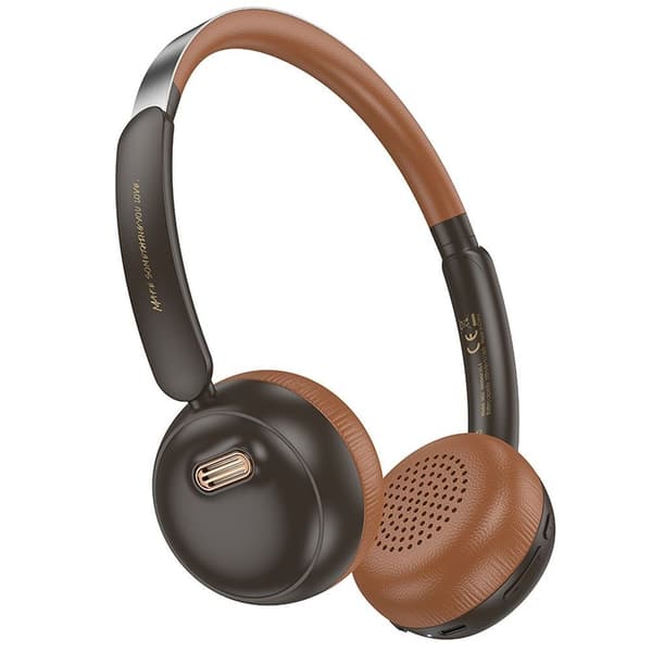 HOCO langattomat bluetooth-kuulokkeet over-ear W62 ruskea