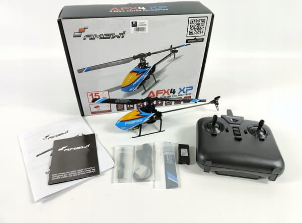 Amewi RC Helikopter AFX4 Li-Po Batteri 350mAh Blå/14+