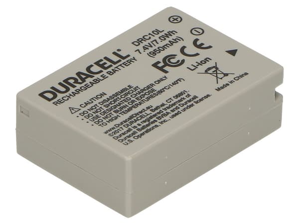 Duracell Li-Ion Batteri 950mAh för Canon NB-10L