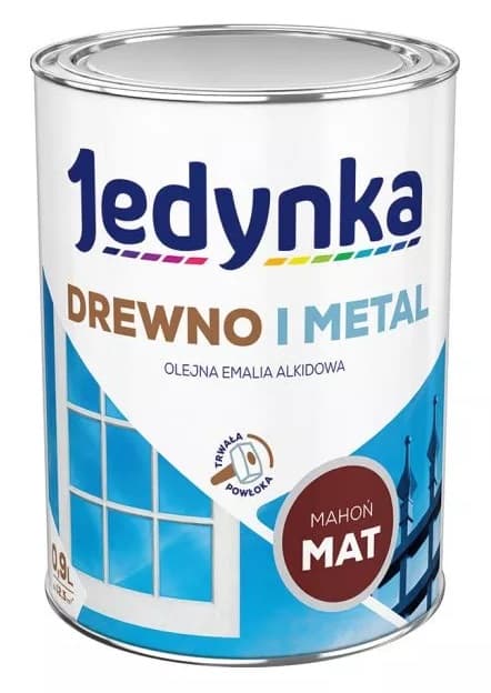 ALKYDIMAALI PUULLE JA METALLILLE MAHONKI 0,9L