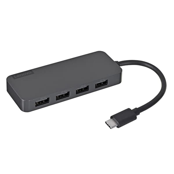 Lenovo USB-C to 4 Port USB-A Hub - hub