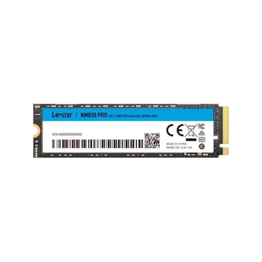 Lexar NM610 Pro 500GB SSD - NVMe M.2 Typ 2280