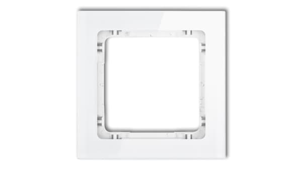 Karlik Universal ram enkel effekt DECO glas vit (0-0-DRS-1)