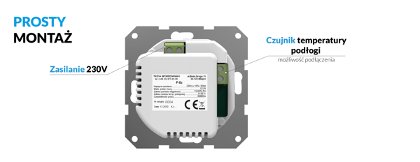 Trådløs rumfugtighedsregulator til F-8z 55 mm rammesystemer, hvid STF-8ZWH