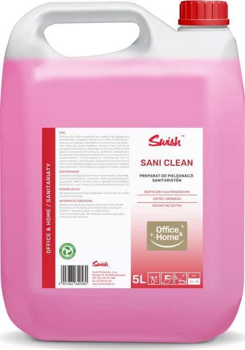 Swish Swish Sani Clean - Badeværelsesrens, klar til brug - 5 l
