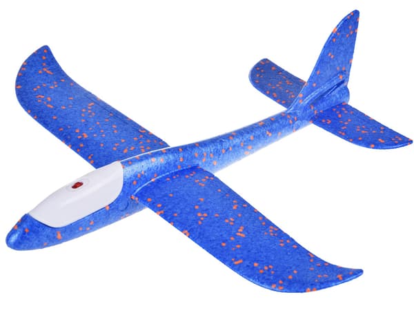 Let Styrofoam Flyvemaskine Svævefly LED-belysning ZA4984