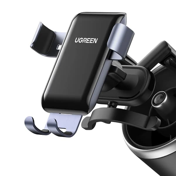 Biltelefonholder - rund gitter Ugreen LP274 - grå