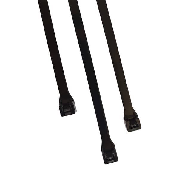 Kabelbinder 4.8x290mm Sort - 100 stk