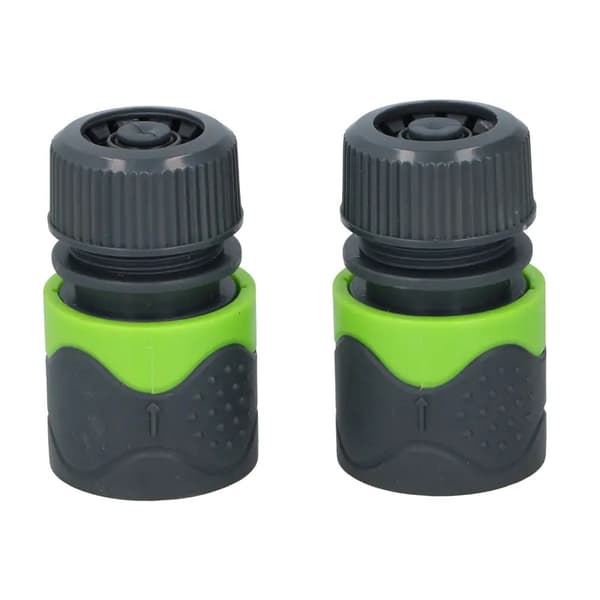 Kinzo stik til dækken 3,5 x 6 cm ABS grå-grøn, 2 stk. (25022960)