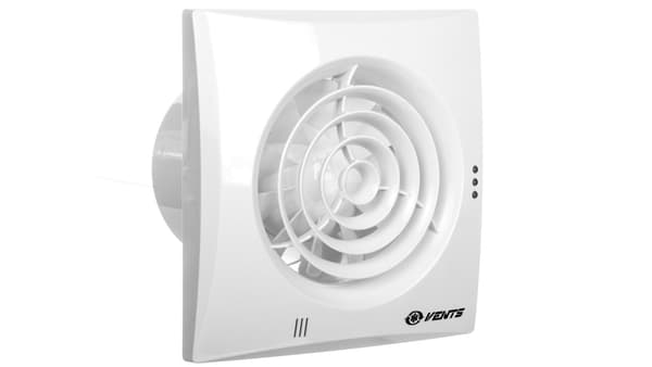 Vents aksialventilator fi 100 7,5W 25sB hvid (100QUIET)