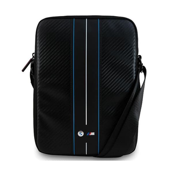 Håndtaske BMW BMTB8COMSCAKL 8\" sort/sort Carbon Blue Stripes