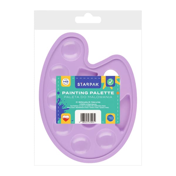 MALINGSPALET OVAL PASTEL VIOLET STK PBH 1/20