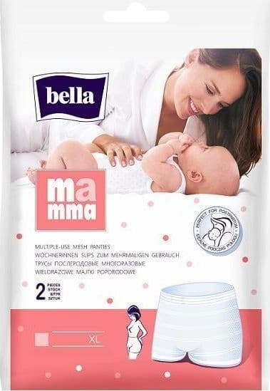 BELLA-GENANVENDELIGE MAMMA MESH TRUSSER XL, 2 STK