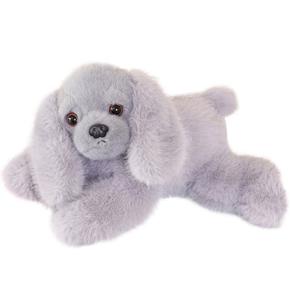 Plys Cocker Spaniel Hund Med Vægtede Poter Grå 30cm