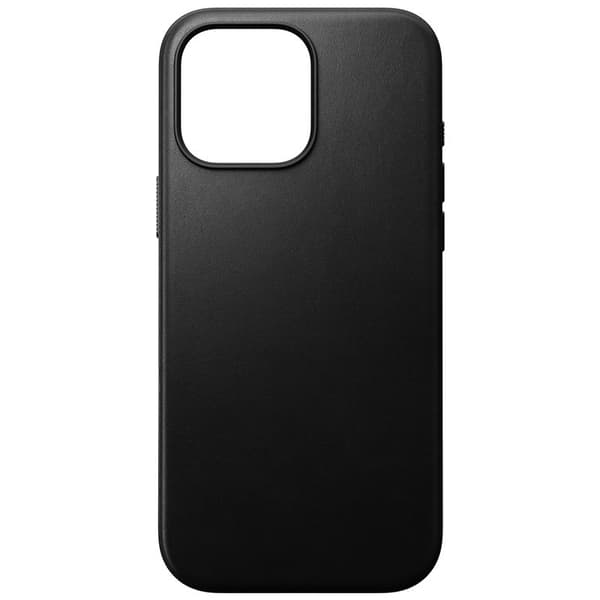 Nomad Modern Leather cover, sort - iPhone 16 Pro Max