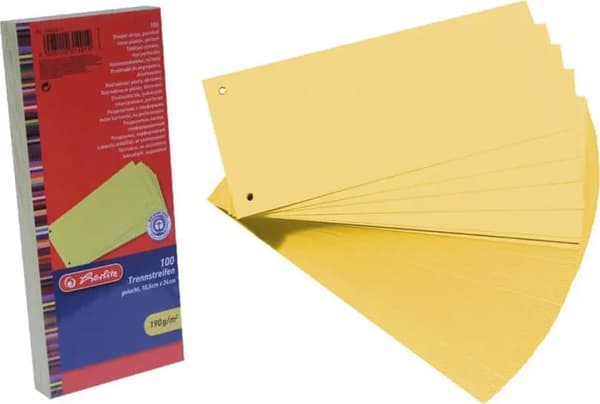 Herlitz Registerflikar 1/3 A4 100st HERLITZ