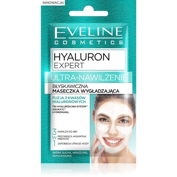 Eveline Hyaluron Expert Ultra-Moisturizing Flash Flashing Mask 2x5ml