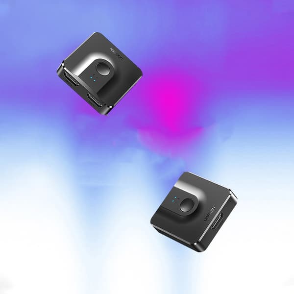 Ugreen Switch HDMI-Splitter-Switch - 2x HDMI 4K 60Hz svart (CM217)