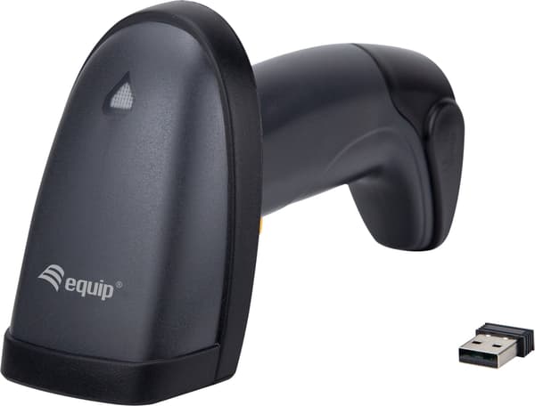 Equip 351024 stregkodelæser Håndholdt stregkodelæser 1D/2D LED Sort