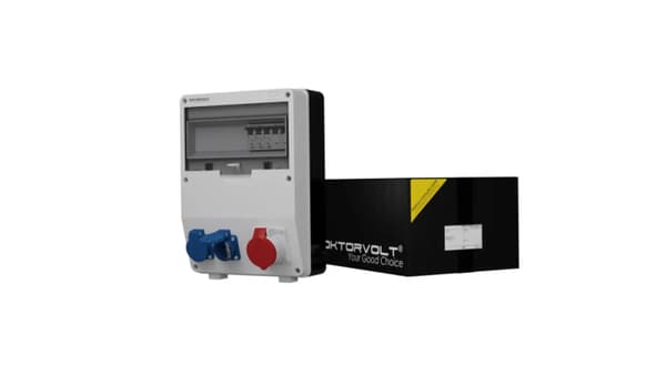 Byggetavle TD-S 16A 2x230V Schuko Doktorvolt 6756
