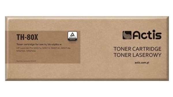 Toner Actis Svart Ersättning för 80X (TH-80X)
