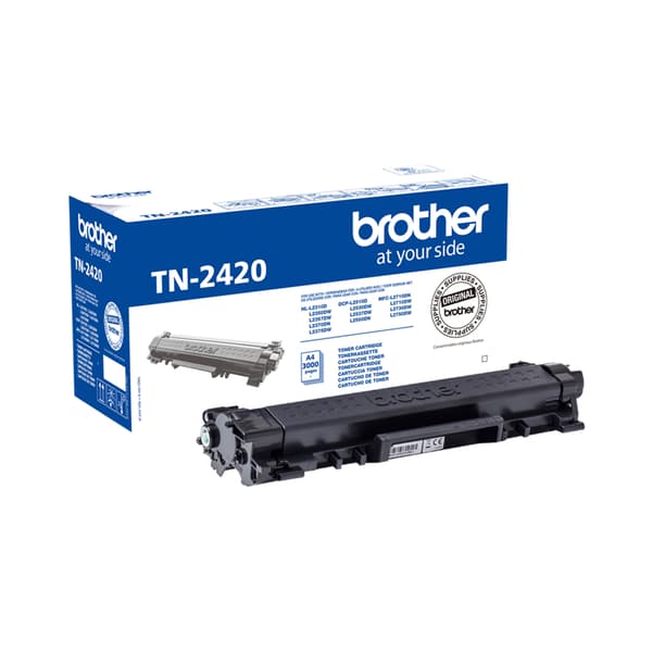 Brother TN2420 - Høj kapacitet - sort - original - tonerpatron