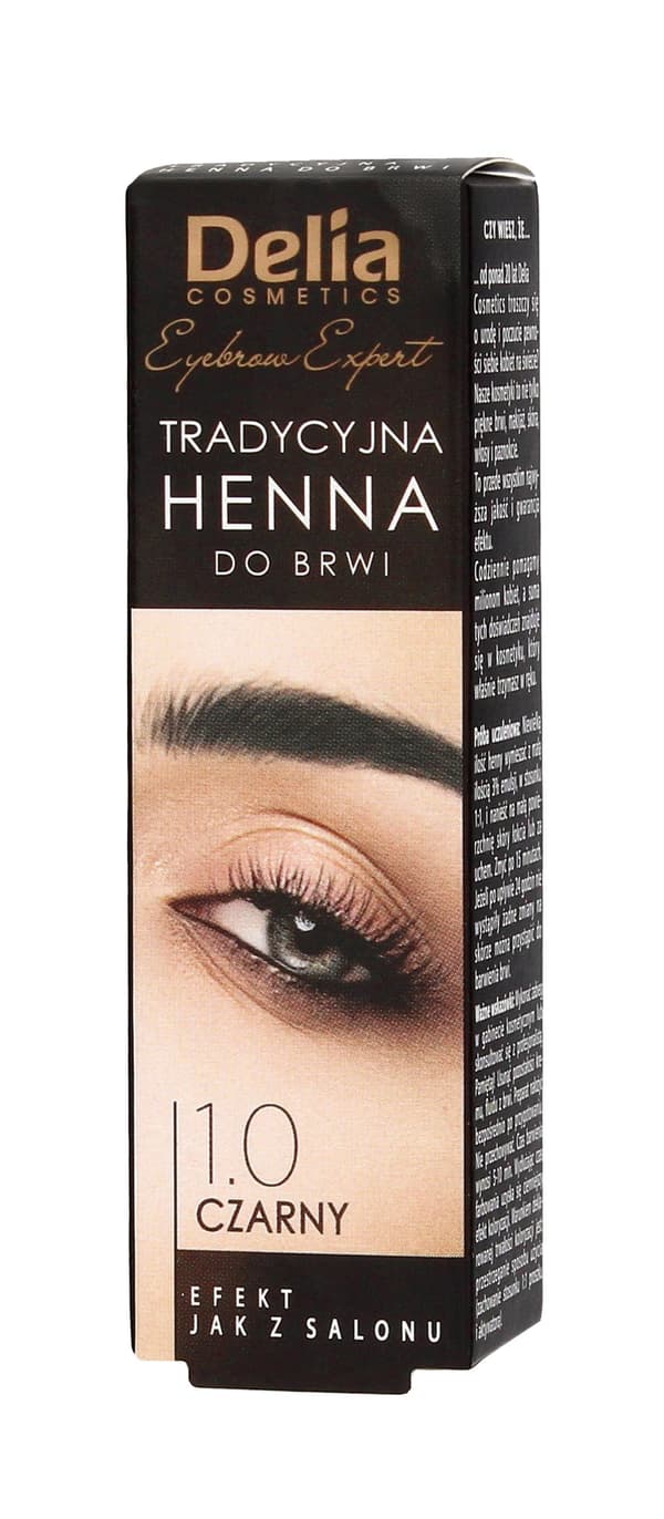 Delia Henna kulmakarvoille 1.0 Musta