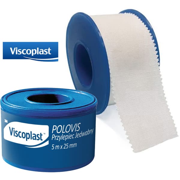 Sila Viscoplast plåster på rulle silke 5m x 25 mm