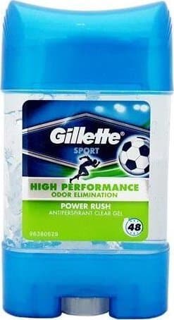 Gillette-deodorantti geelinä GILLETTE Power Rush miehille 70ml