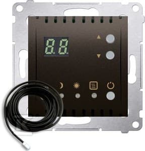 Simon 54 Temperaturregulator med display med udendørs sensor 16 (2) A 230V braz mat DTRNSZ.01/46