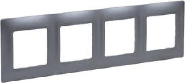 Legrand Niloe Selection Ramme firedobbelt stål 762054