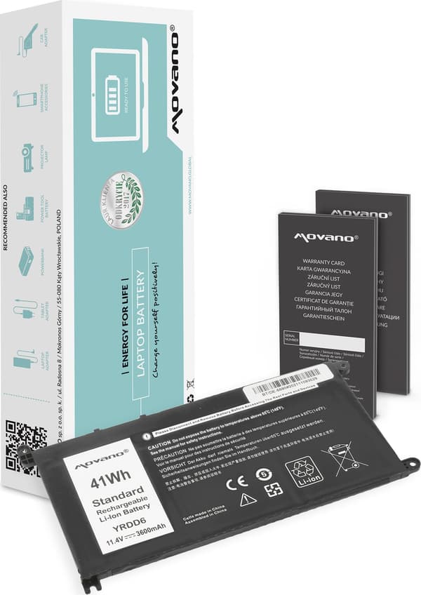 Movano batteri til Dell Inspiron 14 (5481), 14 (5590)