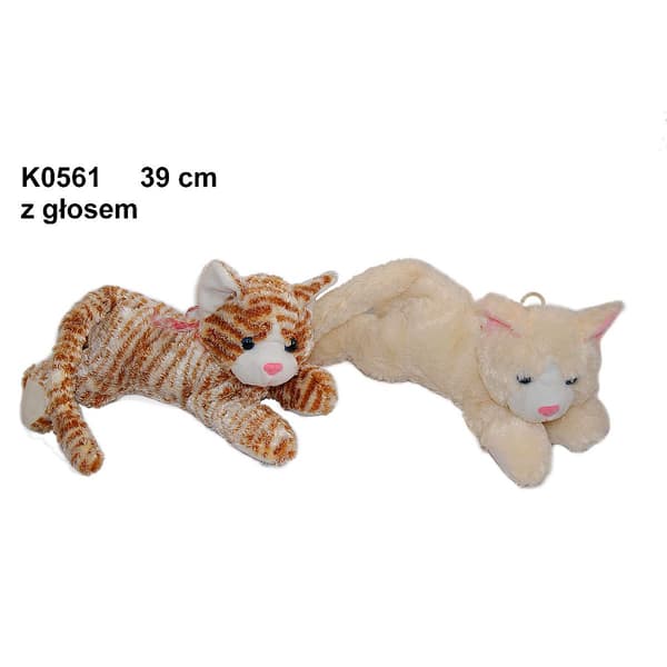 Maskotkat med glans, store ben 2 designs 082657