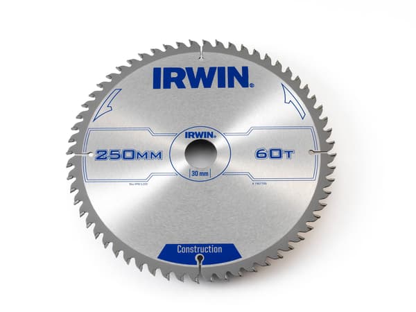 RUNDSAV 250x30x3,0mm 60z ATB CONSTRUCTION IRWIN