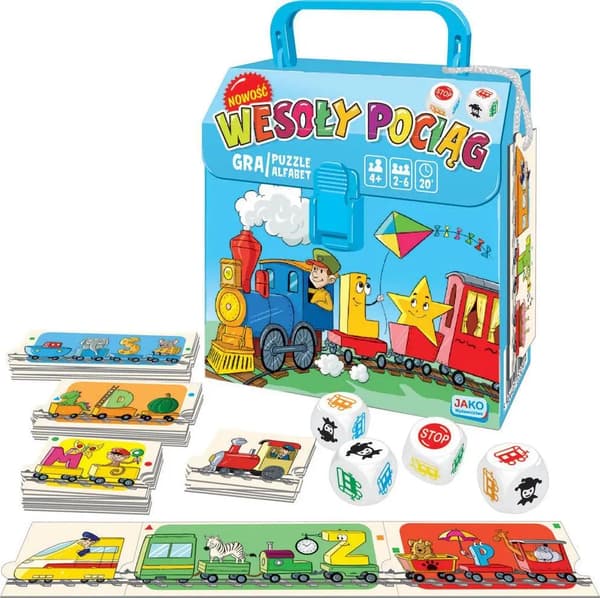 Wesoly-juna. 2in1 Peli/aakkospalapeli